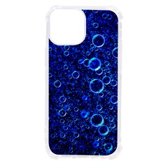 Blue Bubbles Abstract Iphone 13 Mini Tpu Uv Print Case by Vaneshop