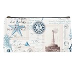 Nautical Lighthouse Vintage Postcard French Writing Pencil Case