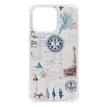 Nautical Lighthouse Vintage Postcard French Writing iPhone 13 Pro TPU UV Print Case