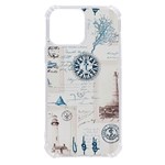 Nautical Lighthouse Vintage Postcard French Writing iPhone 13 Pro Max TPU UV Print Case