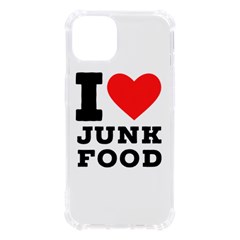 I Love Junk Food Iphone 13 Tpu Uv Print Case by ilovewhateva