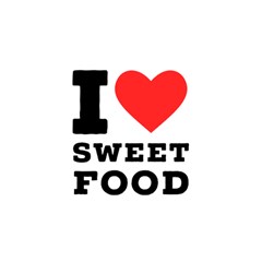 I Love Sweet Food Play Mat (square) by ilovewhateva