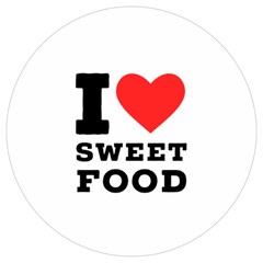 I Love Sweet Food Round Trivet by ilovewhateva