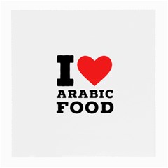 I Love Arabic Food Medium Glasses Cloth (2 Sides) by ilovewhateva