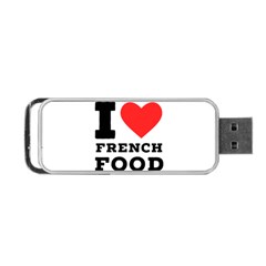 I Love French Food Portable Usb Flash (one Side) by ilovewhateva