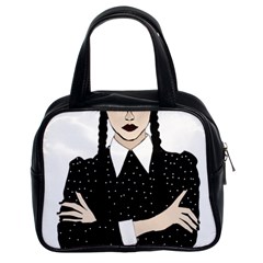 Wednesday Addams Classic Handbag (two Sides) by Fundigitalart234
