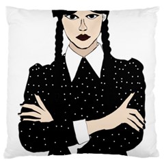 Wednesday Addams Large Cushion Case (one Side) by Fundigitalart234