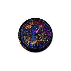 The Game Monster Stained Glass Golf Ball Marker (10 Pack) by Cowasu