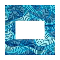 Ocean Waves Sea Abstract Pattern Water Blue White Box Photo Frame 4  X 6  by Ndabl3x