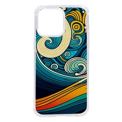 Waves Wave Ocean Sea Abstract Whimsical Abstract Art Iphone 14 Pro Max Tpu Uv Print Case by Ndabl3x