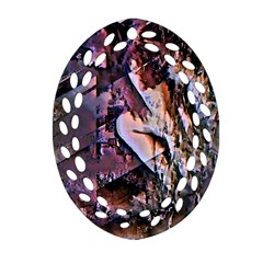 Prismatic Pride Oval Filigree Ornament (two Sides) by MRNStudios