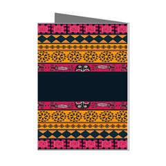 Pattern Ornaments Africa Safari Summer Graphic Mini Greeting Cards (pkg Of 8) by Amaryn4rt