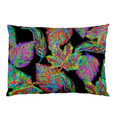 Autumn Pattern Dried Leaves Pillow Case (two Sides) by Simbadda