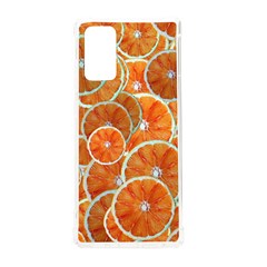 Oranges Background Texture Pattern Samsung Galaxy Note 20 Tpu Uv Case by Simbadda