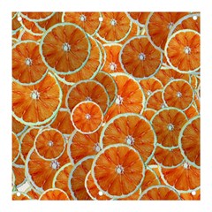 Oranges Background Texture Pattern Banner And Sign 3  X 3  by Simbadda