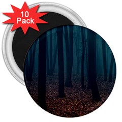 Dark Forest Nature 3  Magnets (10 Pack) 