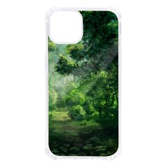 Anime Green Forest Jungle Nature Landscape Iphone 13 Tpu Uv Print Case by Ravend