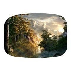 Natural Landscape Nature Vegetation Jungle Mini Square Pill Box by Ravend