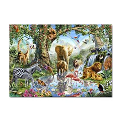 Beautiful Jungle Animals Sticker A4 (10 Pack)