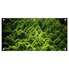 Green Pine Forest Banner And Sign 4  X 2 