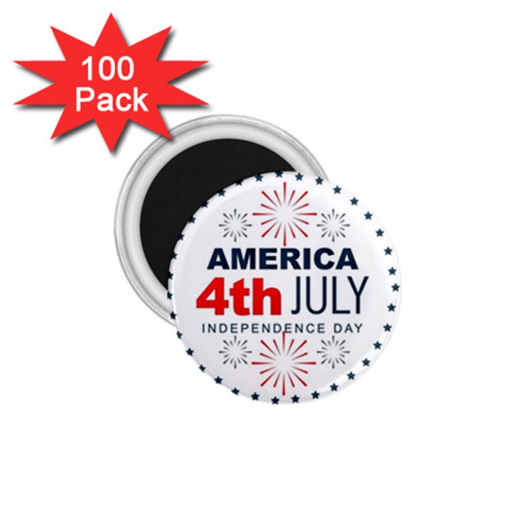 Independence Day Usa 1.75  Magnets (100 pack) 