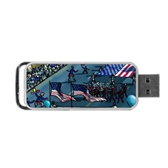 July 4th Parade Independence Day Portable Usb Flash (one Side)