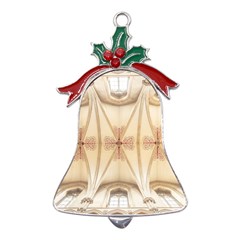 Wells Cathedral Well Cathedral Metal Holly Leaf Bell Ornament by Celenk