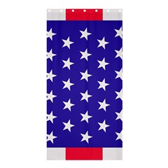 Usa Independence Day July Background Shower Curtain 36  X 72  (stall) 