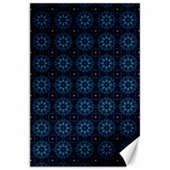 Floral Pattern Geometric Pattern Canvas 24  X 36 