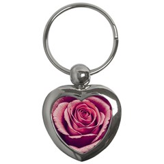 Beautiful Beauty Flower Bloom Key Chain (heart)