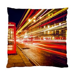 Telephone Box London Night Standard Cushion Case (two Sides) by Uceng