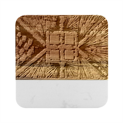 Acrylic Painting  Marble Wood Coaster (square) by Rbudhiya