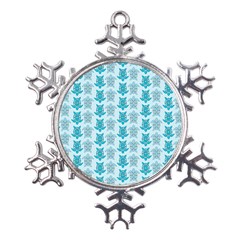 Sea Turtle Sea Animal Metal Large Snowflake Ornament by Dutashop