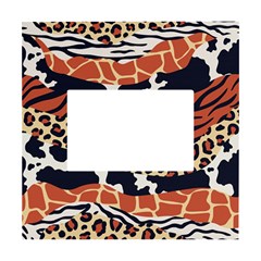 Mixed-animal-skin-print-safari-textures-mix-leopard-zebra-tiger-skins-patterns-luxury-animals-textur White Box Photo Frame 4  X 6  by uniart180623