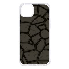 Cartoon-gray-stone-seamless-background-texture-pattern Iphone 14 Plus Tpu Uv Print Case by uniart180623