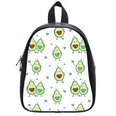 Cute-seamless-pattern-with-avocado-lovers School Bag (small)