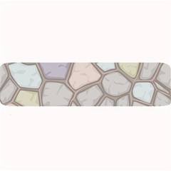 Cartoon-colored-stone-seamless-background-texture-pattern Large Bar Mat by uniart180623