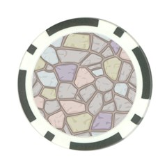 Cartoon-colored-stone-seamless-background-texture-pattern Poker Chip Card Guard by uniart180623