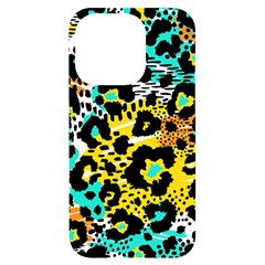 Seamless-leopard-wild-pattern-animal-print Iphone 14 Pro Black Uv Print Case by uniart180623