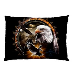 Eagle Dreamcatcher Art Bird Native American Pillow Case by uniart180623