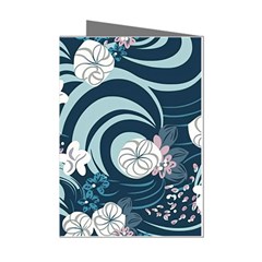 Flowers Pattern Floral Ocean Abstract Digital Art Mini Greeting Cards (pkg Of 8) by uniart180623