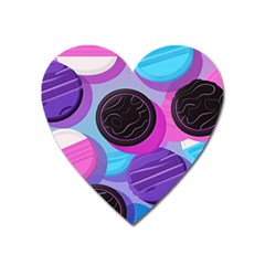 Cookies Chocolate Cookies Sweets Snacks Baked Goods Heart Magnet by uniart180623