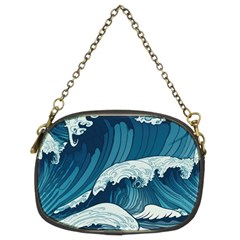 Waves Ocean Sea Pattern Water Tsunami Rough Seas Chain Purse (two Sides) by uniart180623