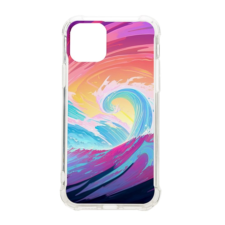Waves Ocean Sea Tsunami Nautical iPhone 11 Pro 5.8 Inch TPU UV Print Case