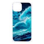 Ai Generated Waves Ocean Sea Tsunami Nautical Sea iPhone 13 TPU UV Print Case Front