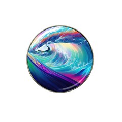 Waves Ocean Sea Tsunami Nautical Nature Water Hat Clip Ball Marker