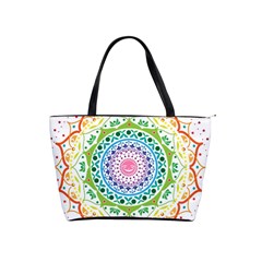 Mandala Pattern Rainbow Pride Classic Shoulder Handbag