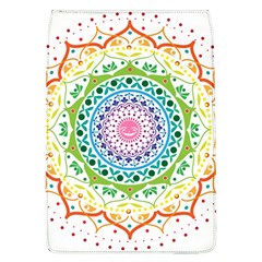 Mandala Pattern Rainbow Pride Removable Flap Cover (l) by Ravend