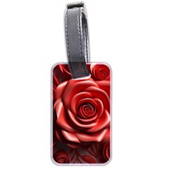 Roses Flowers Plant Luggage Tag (two Sides)