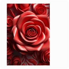 Roses Flowers Plant Small Garden Flag (two Sides) by Ravend